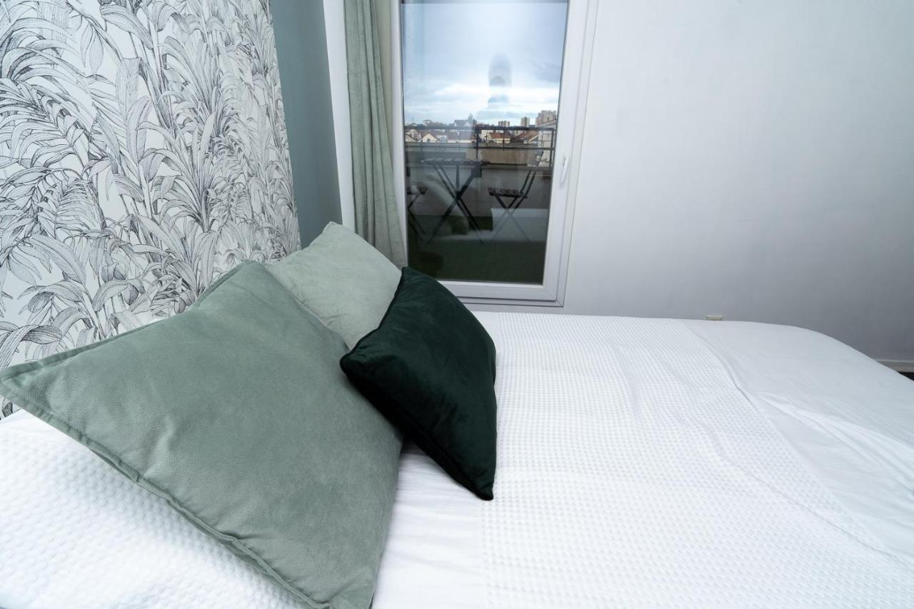 T3-Rare-2 Chambres-Parking Gratuit-2 Terrasses-Netflix-Proche Paris-La Defense Argenteuil Esterno foto