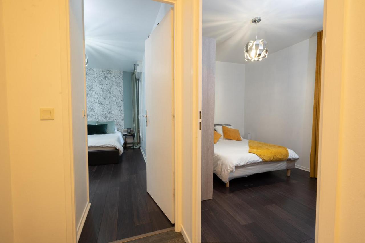 T3-Rare-2 Chambres-Parking Gratuit-2 Terrasses-Netflix-Proche Paris-La Defense Argenteuil Esterno foto